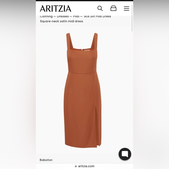 Aritzia Babaton
'90s Slit Midi Dress - Picture 1 of 7